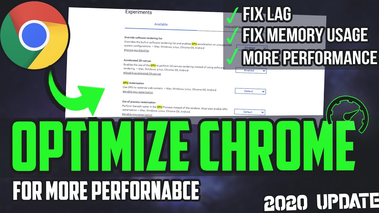 optimize chrome for mac